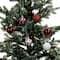 7 Pack 1.5" Red & White Polka Dot & Striped Shatterproof Ball Ornaments by Ashland®